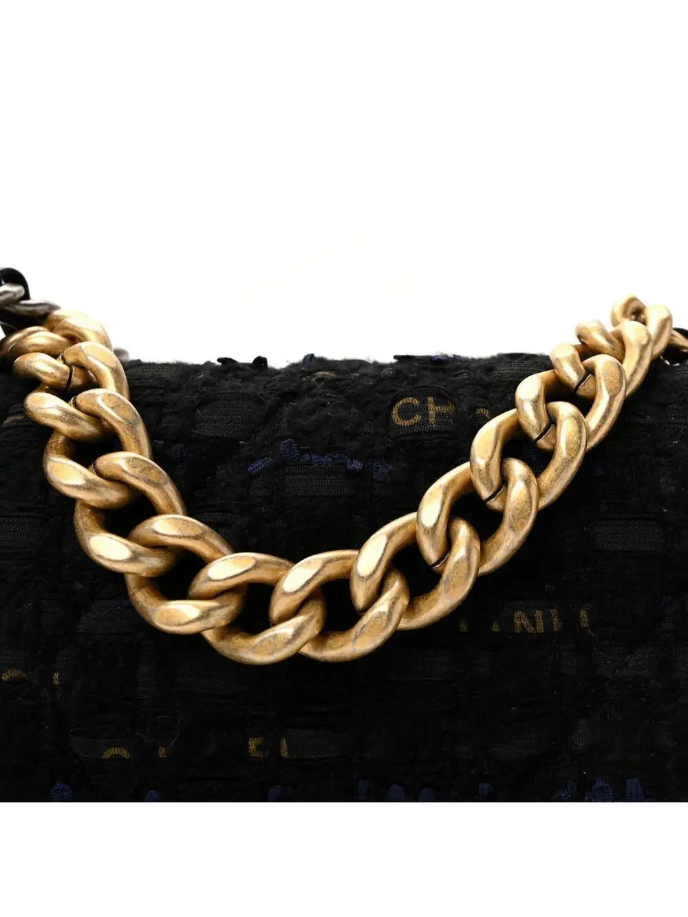 Tweed Quilted Medium Chanel 19 Flap #282187C48B